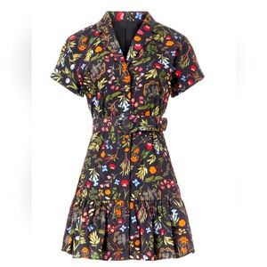 Hutch peach dress multicolored.  Size medium.